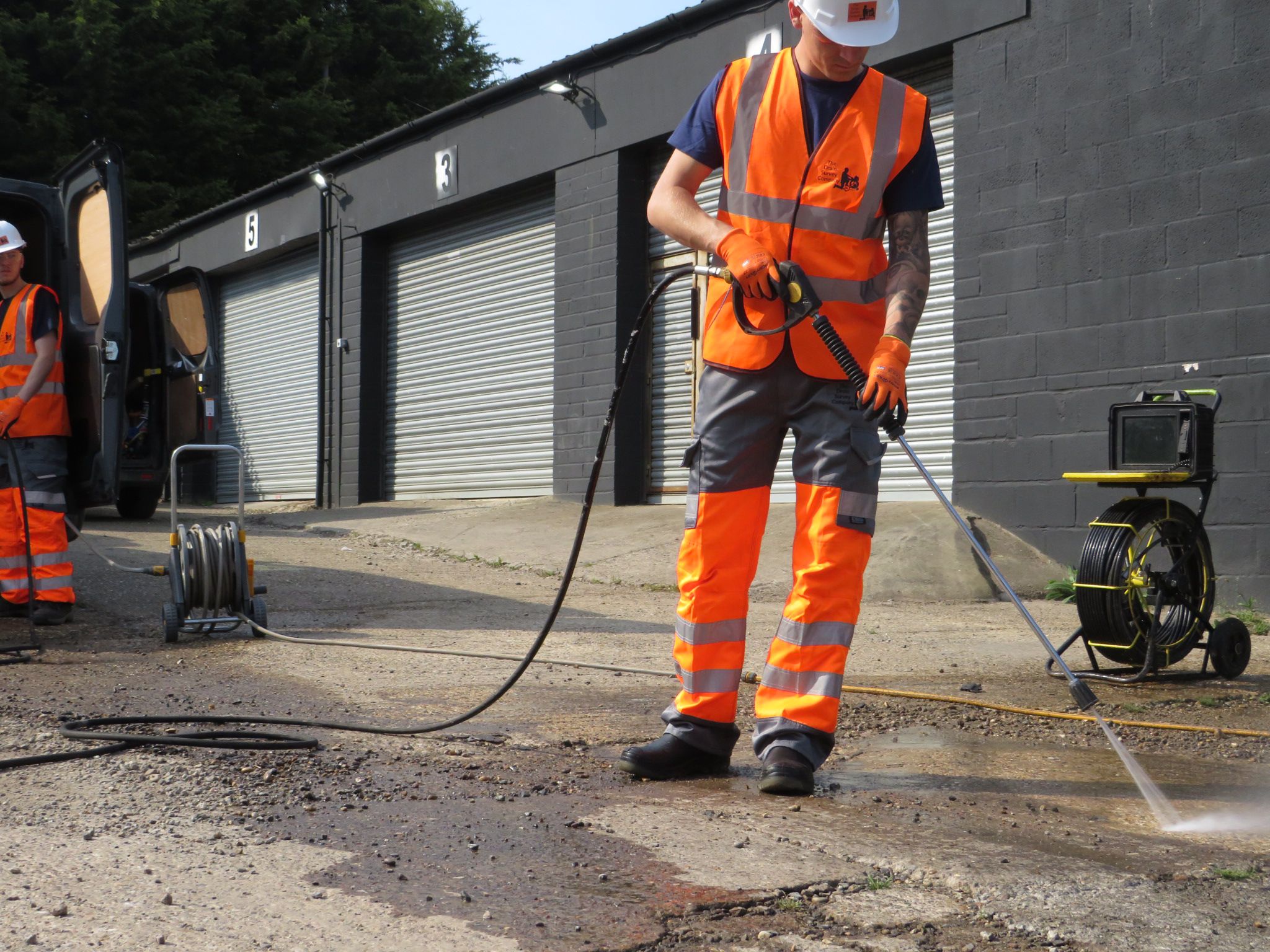 Sewer pipe inspection in Highbury