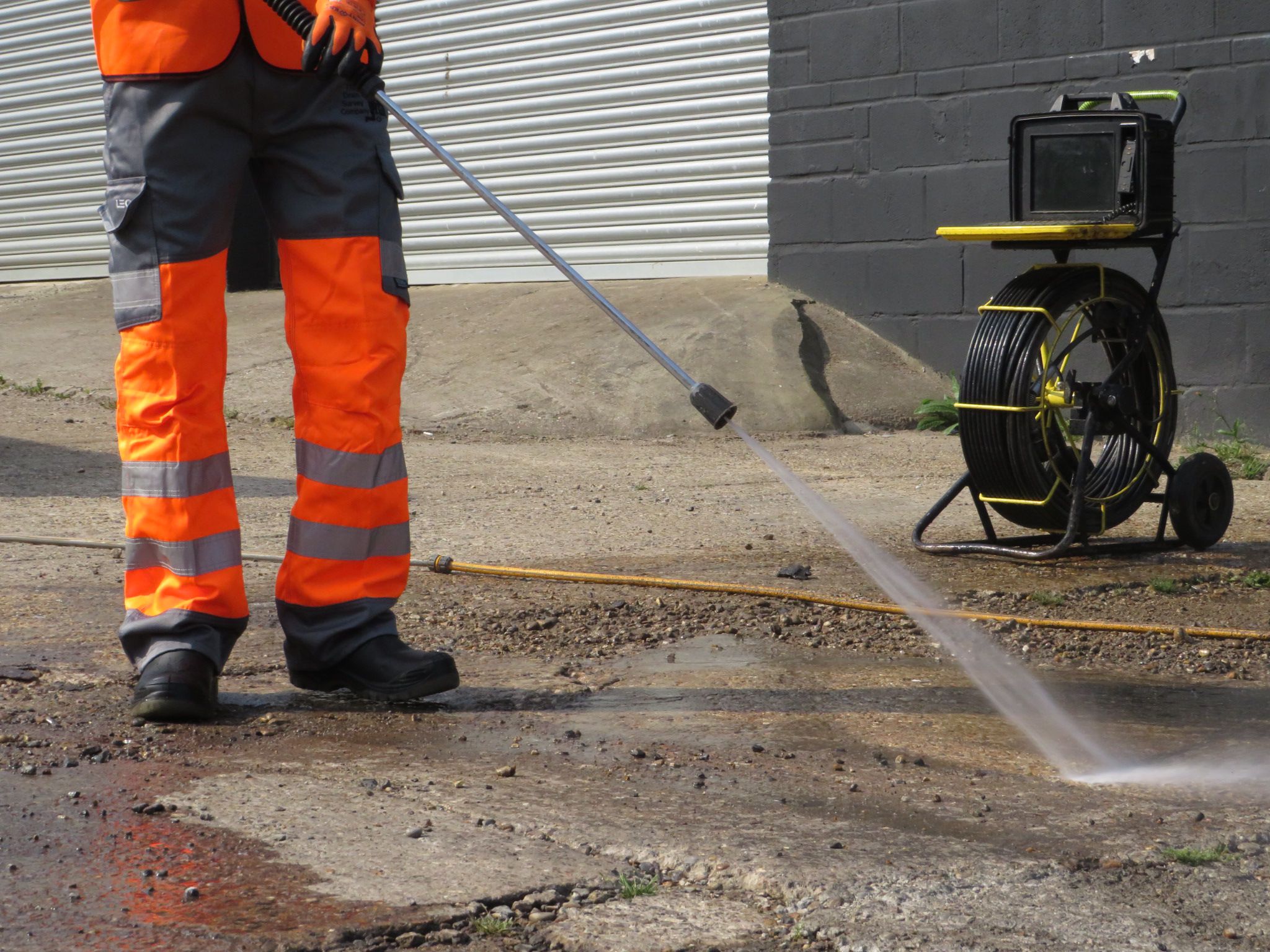 Sewer pipe inspection in Hackney