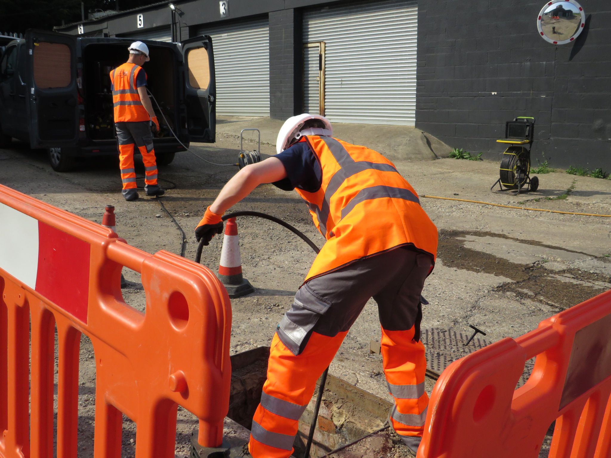 Sewer pipe inspection in Cheshunt